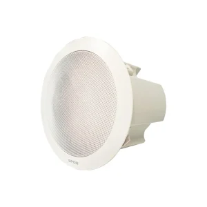 SIP VoIP Loudspeaker IP Network PoE Ceiling Speaker with 25W Output and 100Hz 18kHz Frequency Response for IP PA System