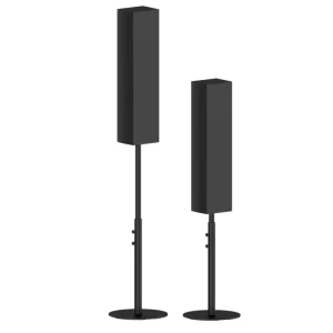 SMS 1 Universal Height Adjustable Metal Speaker Stand Floor Mount Bracket for Various Speakers