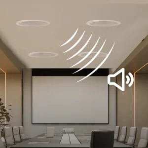 SPON OEM Manufacturer 8 Inch In Ceiling Speaker System with 20W POE15W Amplification 2 Year Warranty