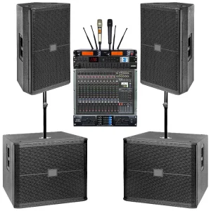SRX715 250W Passive PA Speaker with 15-inch Woofer and 3-inch Compression Driver 2-way Bass Reflex DJ Loudspeaker
