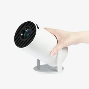 SXZ Factory HY300 Pro+ Portable Mini Projector Dual WiFi 5G Smart Android 14 System BT5.0 Short Throw 4K LCD Movie Projector