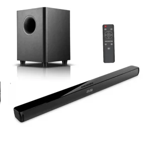 Samtronic 150W TV Soundbar with Wireless Subwoofer Surround Sound Bar System with 6.5 Inches Wooden Soundbox