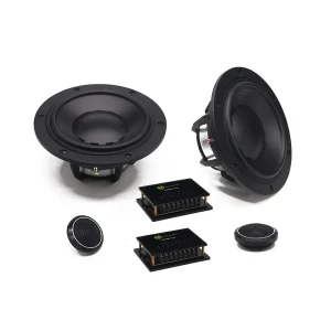 Sennuopu Car Power Audio Subwoofer Loudspeakers 6.5 Inch Tweeter Car Speakers Door Speakers Black Aluminum 12V Copper Universal