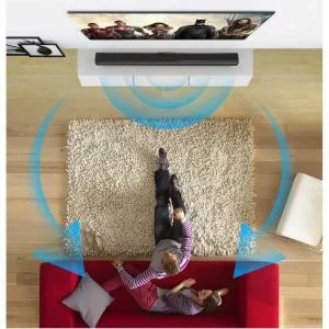 Six Speakers Soundbars Home Cinema System Wireless Sound bar 20W High Power for Desktop Stereo Speakers