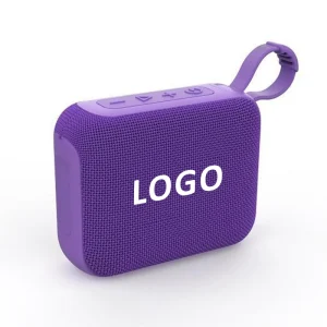 Small Fabric Rechargeable Camping Hiking Outdoor Portable Wireless BT Music Player Speaker