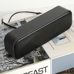 Small USB Single Speaker USB Bass Box Mini Portable Soundbar Speaker