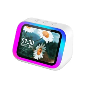 Smart AI Speaker with Voice Control LED Display High-Quality Sound Alarm Clock Function Speaker