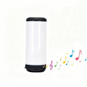 Smart Bluetooth Double Wall Stainless Steel Vacuum Thermos Tumbler Cooler 16oz Portable Red Speaker 6 Hours Thermal