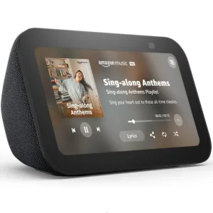 Smart Display with Alexa Clearer Sound Smart Home Calendar Charcoal