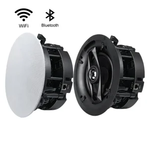 Smart Home Powered Stereo Sound APP Controls Customized Hifi Active Ceiling Speaker bluetooth Wireless