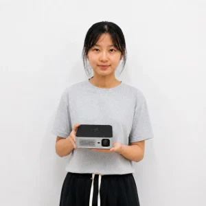 Smart Mini Projector with 1920×1080 Resolution Built in Battery Speaker and WiFi for Portable Entertainment Use