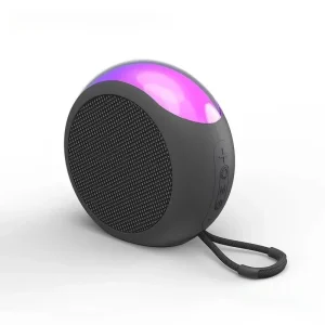 Snail Shape Designed RGB LED Light 5W Powered Rechargeable Wireless Bluetooth Portable Speaker