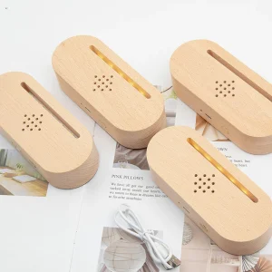 Solid Beechwood Bluetooth Speaker Remote Control Decorative Piece for Small Spaces for Graduation Mother’s Day