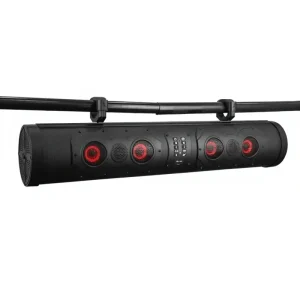 Sound Bar Outdoor Marine Soundbar 27 Inch With Sound and Led Lights Golf Cart Utv Atv Golfcar Soundbar