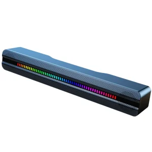 Sound Bar for TV KTV Bluetooth Wireless Speaker with RGB LED Lighting Bass Subwoofer for Home Party PC Gaming Laptop