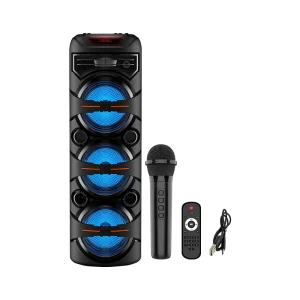 Sound Equipment 20W 8 Inch Speaker 3 Mini Subwoofer Speaker Colorful RGB LED Lights Wireless Party Speaker