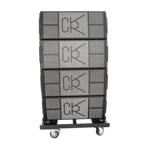 Sound Factory Three way Double 12” Line Array Speakers System & Waterproof Studio for Stage Outdoor Events