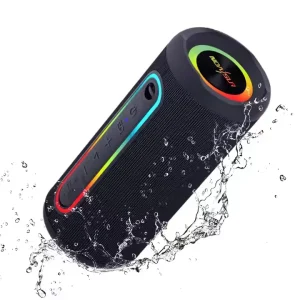 Sound Outdoor Portable IPX7 Waterproof 20W Speaker Microphone Deep Bass RGB Lights TWS Party USB AUX