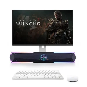 Soundbar Wireless Blue Tooth Speaker USB Desktop Laptop PC Gaming RGB Light Stereo Sound Bar Subwoofer
