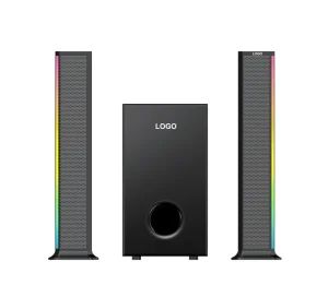 Soundbar with Wired Subwoofer Speakers Tv Sound bar Home System Remote Control TV & Home Theater Audio System