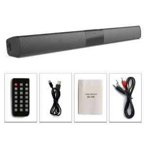 Soundbars Speaker for TV Sound bar 2.0 Channel Wired & Wireless 20W Long Speaker for Home Theater System