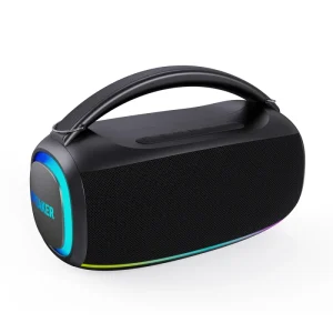 Speaker Creative Outdoor Metal Portable Wireless Subwoofer Box RGB Electronic Gadgets White Noise Machine