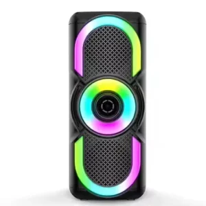 Speaker Magnet Double 4 Inch Powered Speakers Professional Active with RGB Light Bluetooth Speaker