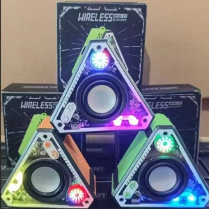 Speakers with Fashion High Speaker Woofer RGB BT Outdoor Sports Stereo Sound Karaoke AUX