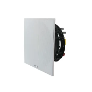 Square Wall Mount 8 Inch High Power 120W Tilted Rimless Edgeless Ceiling Speaker for PA Home Audio System