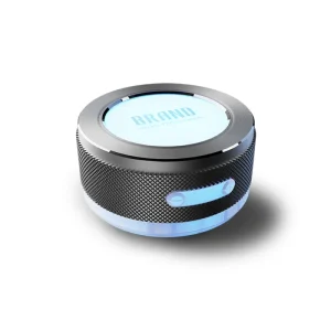 Stereo Bass Sound Portable Mini Size Bone Conduction Speaker RGB LED for 5.3 200-500mAh Battery Metal Home