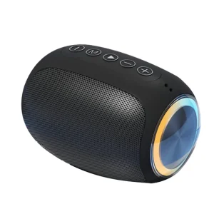 Stereo Bass Wireless Speaker TF Card U Disk BT 5.3 Speaker with Colorful LED Light