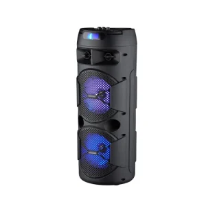 Stock Dual 8 Inch Wheel Speakers Outdoor Loud Wireless Active Party Dj Audio Speaker