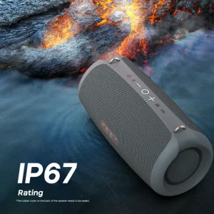 StormBox Lava Wireless Speaker 80W High Power 24H Playtime IP67 Waterproof TWS Pairing Built-in Mic Outdoor Use