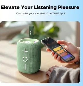 StormBox Mini+ BTS33 360° Outdoor Speaker IPX7 Waterproof 12 Hours Playtime