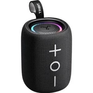 StormBox Mini+ Portable Speaker 12W 360 Surround Sound 12H Playtime Custom EQ BT5.4 IPX7 Waterproof RGB Lights
