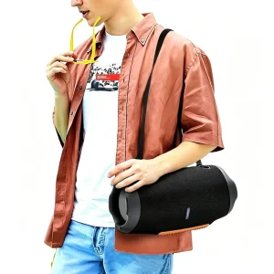 Strap Drum Wireless Speaker Multifunctional Outdoor Portable Shoulder Strap Heavy Bass Subwoofer