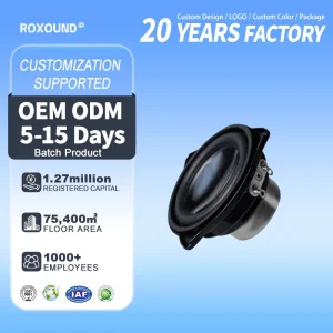 Studio Quality Rich Midrange Clear Sound 1.75 Inch Full Range Car Speaker Accessories 4Ohm 7.5W Iron Frame