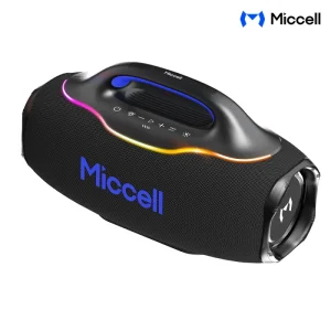 Stylish RGB Lighting Portable Speaker with Bass Boost Wireless Connectivity for Parties Travel and Outdoor Use