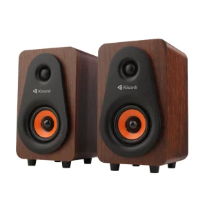 T-009 New Design Usb Wooden Pc Speaker