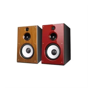 T 318 Professional HIFI Bookshelf Speaker Wooden Cabinet Passive 50W 120W Lossless Audio for Home Theatre & Party Use