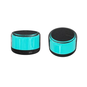 T2 Mini Portable RGB LED Light Speaker Built-in Mic Waterproof 1” Woofer 3W Output 300mAh Battery FM Radio Computer