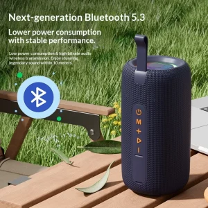 T65 5.0 Speaker with High Volume Quality Sound Waterproof 10-15 Hours Playtime Portable Outdoor Car Subwoofer