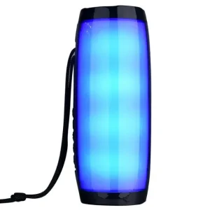 TG-157 Wireless Speaker 10W LED Light Mini Portable Sound Box with 1200mAh Supports TF USB AUX FM