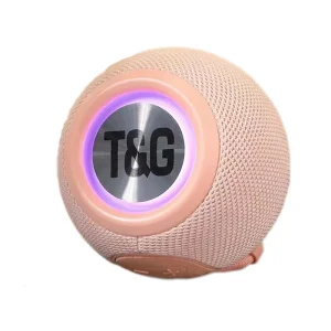 TG 337 Wireless Portable Super Bass Mini Waterproof Fabric BT Speakers LED Colorful Light Active Woofer HIFI Music Speaker Box