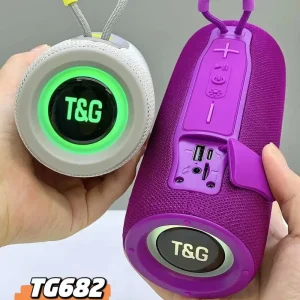 TG-682 10W Outdoor Waterproof IPX6 TWS Bluetooth Speaker Luminous Magnetic FM Wireless Woofer with Voice Control