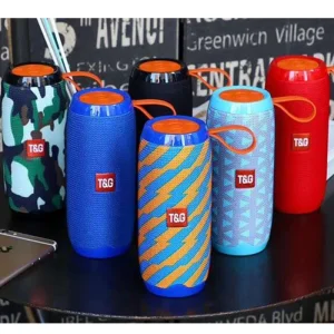 T&G TG106 Portable Speaker V5.3 Dual 5W IPX5 Waterproof 1200mAh Battery Supports TF USB FM AUX Mobile Phone Use