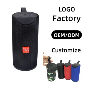 TG113 Customizable Factory Mini Wireless BT Speaker Heavy Bass Subwoofer Waterproof Fabric for Sports Outdoor Use