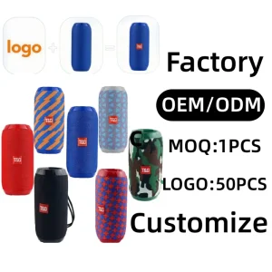 TG117 Speaker Outdoor Mini Wireless BT Waterproof Portable Speaker OEM ODM Custom Logo