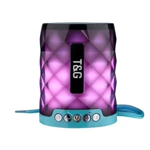 TG155 Portable Outdoor Speaker with RGB LED Lights Card Slot Functionality Voice Prompt Call Function USB Powered