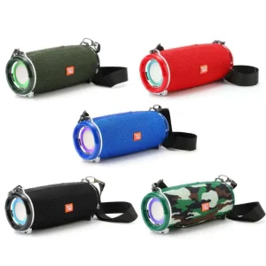 TG192 Dual Horn Outdoor Portable Bluetooth Speaker RGB LED Lighting TF Card USB Waterproof Audio Radio Computer Mobile Phone